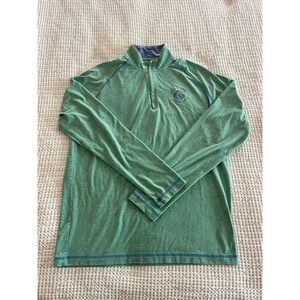 Johnnie-O Cisco Brewers Nantucket Golf 1/4 Zip Pullover Long Sleeve Men's Medium